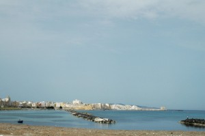 Trapani con la cupola della sua Cattedrale
