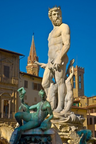 Firenze - Particolare fontana di Nettuno