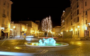Fontana in piazza Cavour