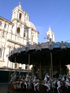 Giostre in piazza Navona