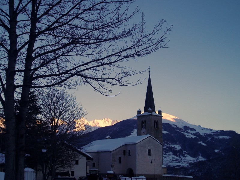 ''chiesa nei dintorni di Aosta'' - Saint-Nicolas
