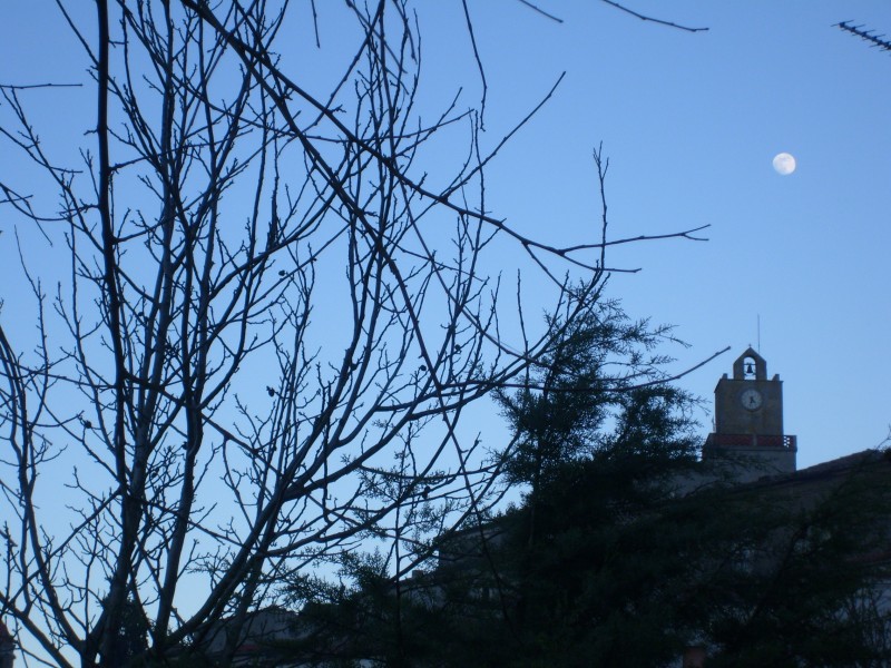 ''torre dell’orologio al chiaro di luna'' - San Martino d'Agri