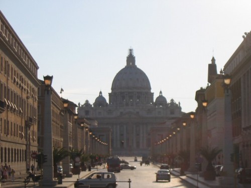 Roma - la via per S.Pietro 