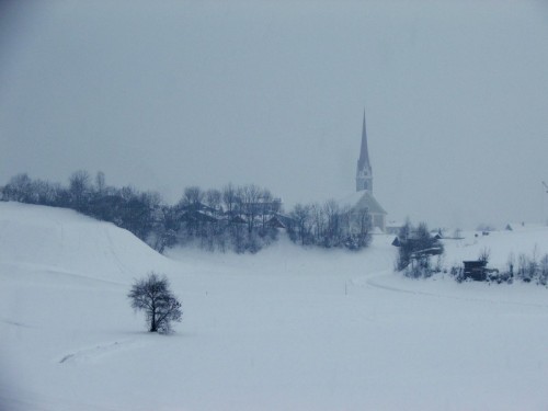 Campo di Trens - Neve e nebbia