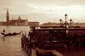 vecchia cartolina di venezia