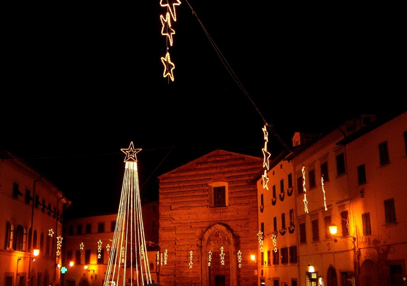 ''Stelle in Piazza davanti alla chiesa di SS. Jacopo e Lucia (o S. Domenico)'' - San Miniato