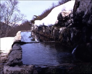 Fonte del <puzzillo sotto la neve