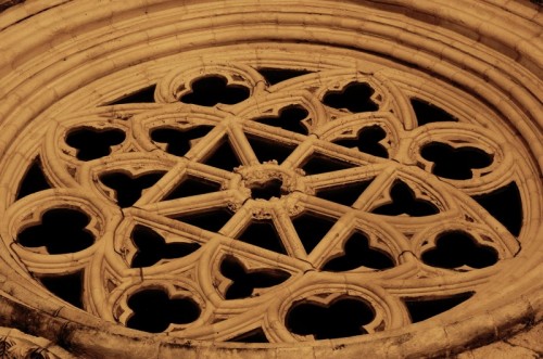 Alatri - Rosone di S.Maria Maggiore - dettaglio
