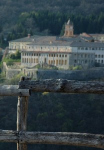 Certosa di Trisulti al tramonto