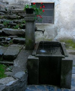 Una delle antiche forntane di Carcoforo