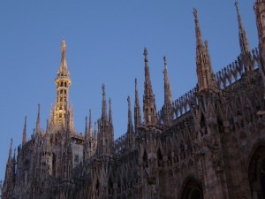 la madonnina illuminata