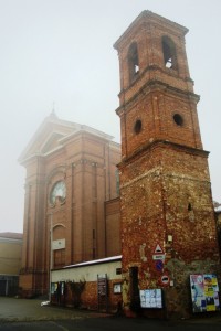 La chiesa di San Donato in una giornata d’inverno