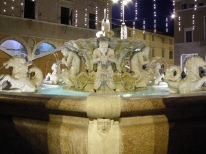 Fontana in Piazza del Popolo