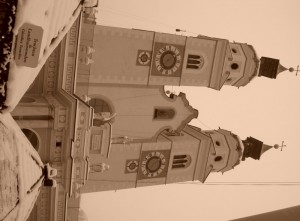 Il fascino del Duomo di Bressanone anche in b/n