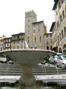 fontana con piazza
