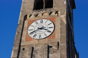 Orologio campanario cattedrale Aosta
