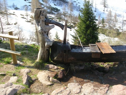 Palù del Fersina - Fontana al Rifugio Sette Selle Palù del Fersina - Fontana al Rifugio Sette Selle