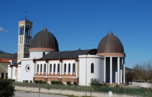 La chiesa della Trinità nella frazione di Velina