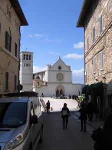 Verso la basilica