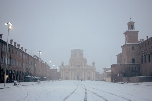 Carpi - Piazza innevata