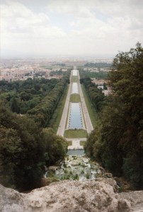 La lunga successione delle fontane alla Reggia di Caserta