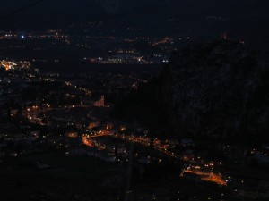 Arco Colleggiata a tramonto inoltrato - Trentino
