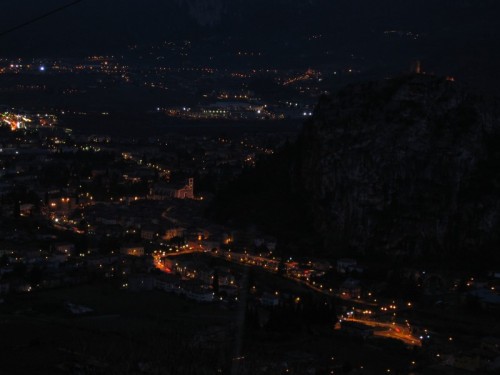 Arco - Arco Colleggiata a tramonto inoltrato - Trentino Arco - Arco Colleggiata a tramonto inoltrato - Trentino