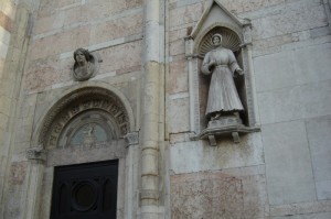 Particolare della Cattedrale di Ferrara