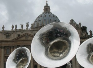 Tromboni in Piazza San Pietro