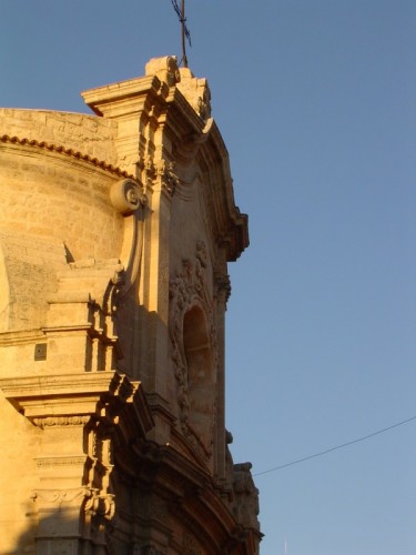 Foggia - Chiesa dell'Addolorata al tramonto