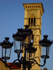 illuminando il campanile