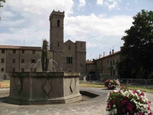 L’abbazia e la fontana