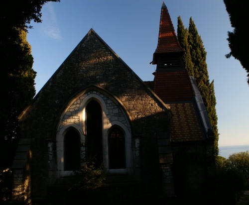 Gardone Riviera - CHIESA EVANGELICA NR 2 PARTICOLARE DELLA CHIESA Gardone Riviera - CHIESA EVANGELICA NR 2 PARTICOLARE DELLA CHIESA