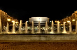 Piazza Europa by night