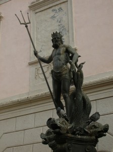 Fontana con piccioni