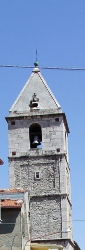 Pescolanciano - PARTICOLARE DEL CAMPANILE DEL BORGO MEDIOVALE