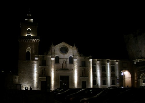 Matera - luci di S. Pietro Caveoso Matera - luci di S. Pietro Caveoso