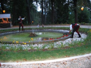 …”ladri di cocomeri”…fontana del parco storico di Roncegno Terme - Trentino