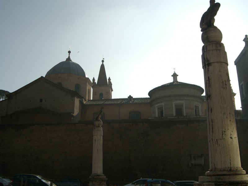 ''Controluce. Lato “B” Chiesa Santa Maria del Popolo.'' - Roma