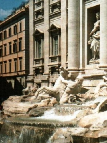 Roma - Fontana di Trevi, particolare 2