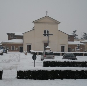 Chiesa dei Frati con neve 1