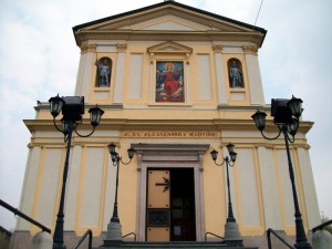 La parrocchia di S.s. Alessandro e Martino “Particolare della Facciata”