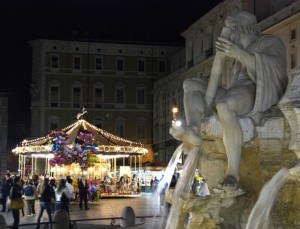 La giostra a piazza Navona