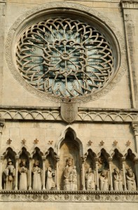 Particolare della facciata del Duomo di Gemona