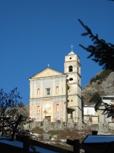 La chiesa di San Bernardo a Chiotti