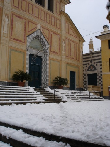Genova - San Francesco d'Albaro con la neve