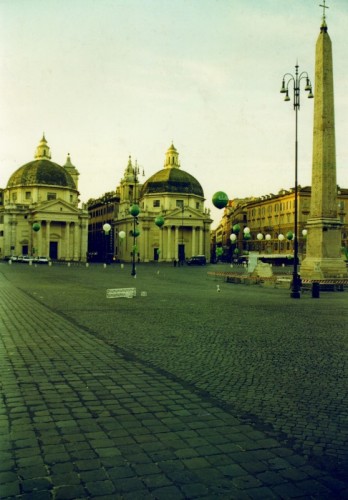 Roma - Piazza del Popolo-Chiese gemelle