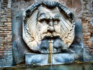 Fontana del Mascherone al Giardino degli Aranci, Roma