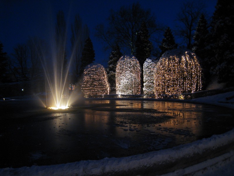 ''All’imbrunire - Fontana Giardini Estensi'' - Varese