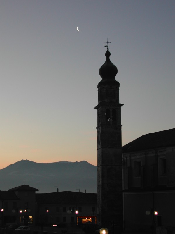 ''alba sull’arcipretale di S.Giustina'' - Santa Giustina